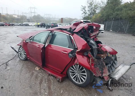2017 Lincoln Mkz Hybrid Premiere из США, поврежденный, VIN 3LN6L5KU7HR611536